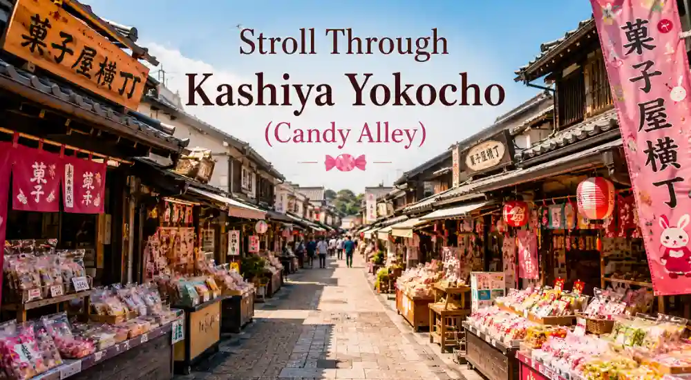 Stroll Through Kashiya Yokocho (Candy Alley)