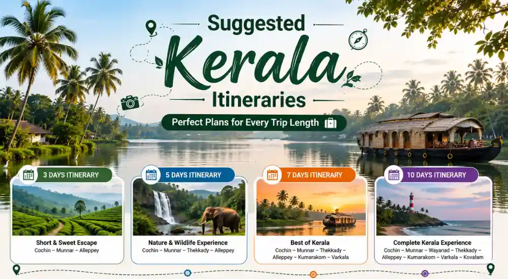 Suggested Kerala Itineraries