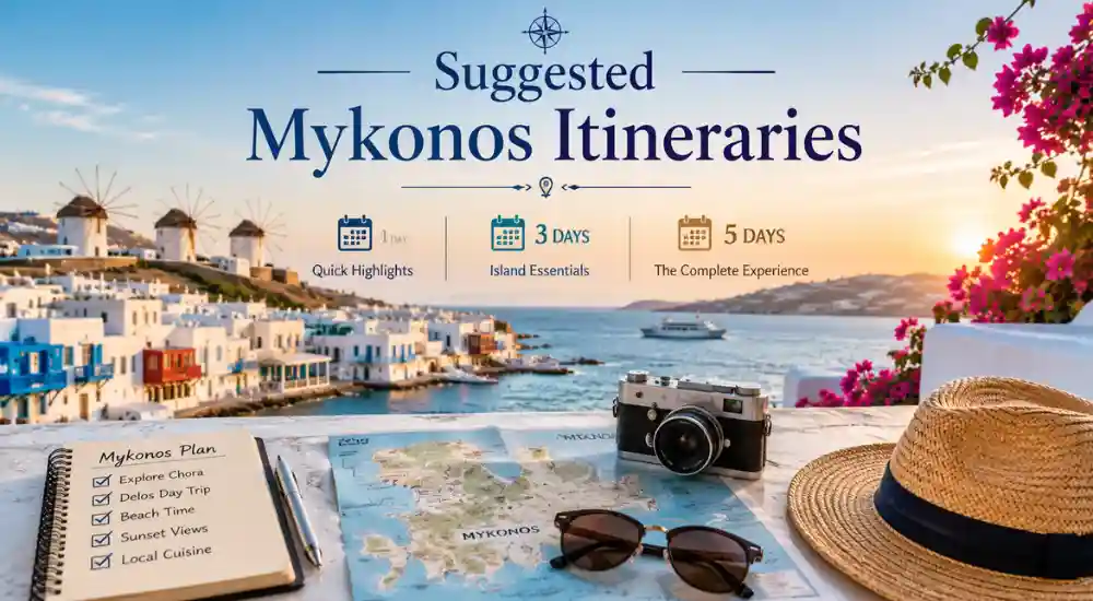 Suggested Mykonos Itineraries