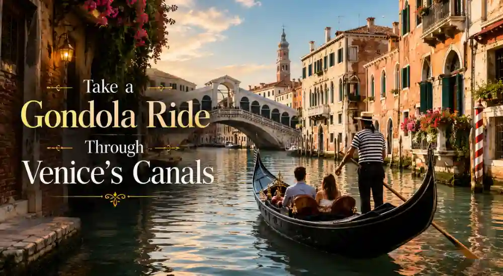 Take a Gondola Ride Through Venice's Canals