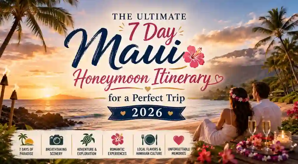 The Ultimate 7 Day Maui Honeymoon Itinerary for a Perfect Trip 2026
