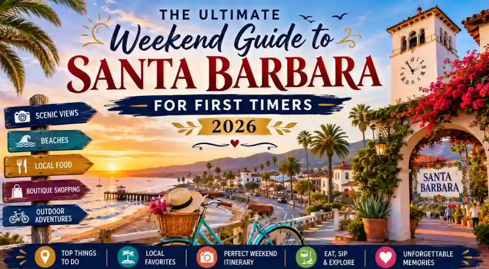 The Ultimate Weekend Guide to Santa Barbara for First Timers 2026