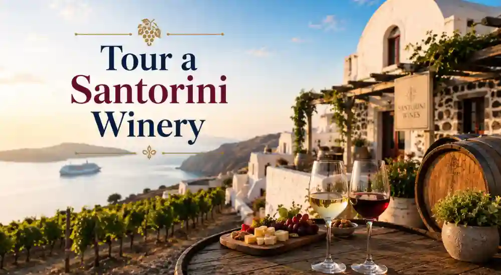 Tour a Santorini Winery