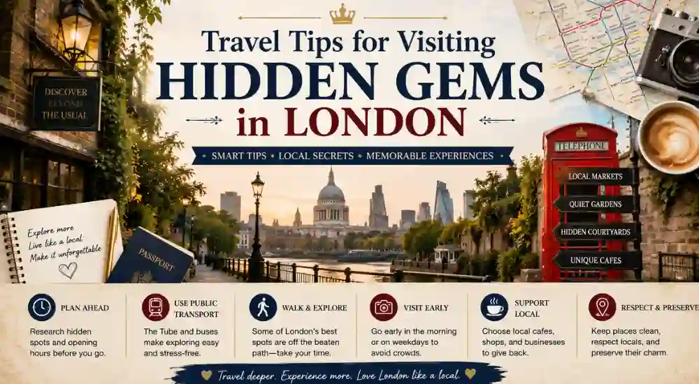 Travel Tips for Visiting Hidden Gems in London