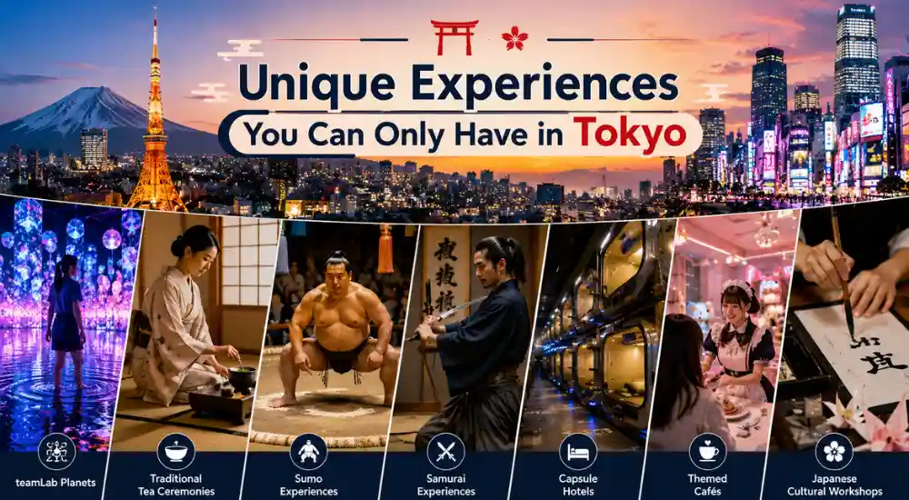 Unique Experiences You Can Only Have in Tokyo