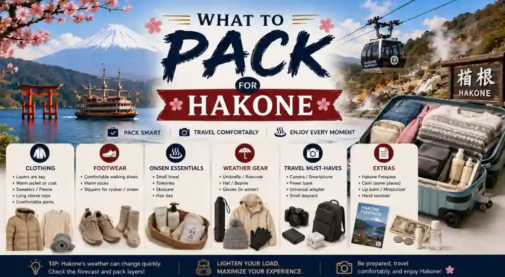 What to Pack for Hakone