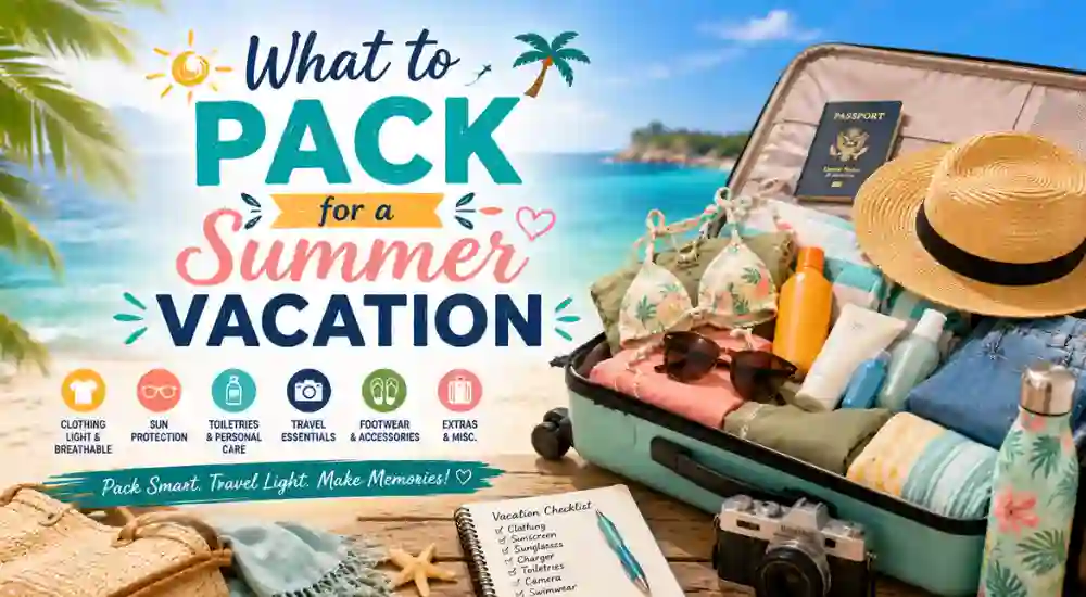 What to Pack for a Summer Vacation