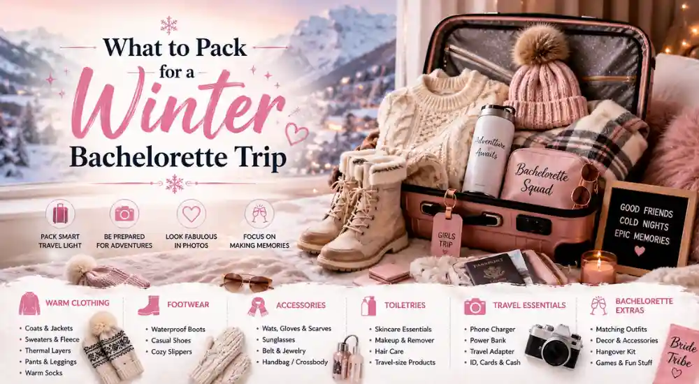 What to Pack for a Winter Bachelorette Trip
