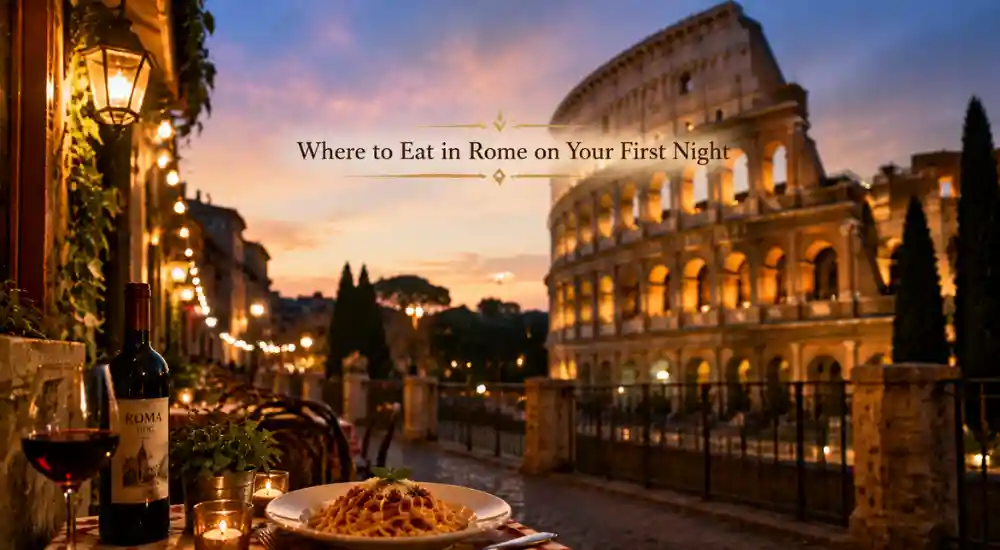 Where to Eat in Rome on Your First Night