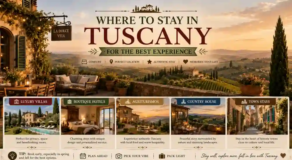 Where to Stay in Tuscany for the Best Experience