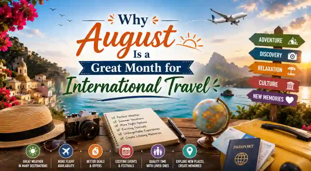 Why August Is a Great Month for International Travel