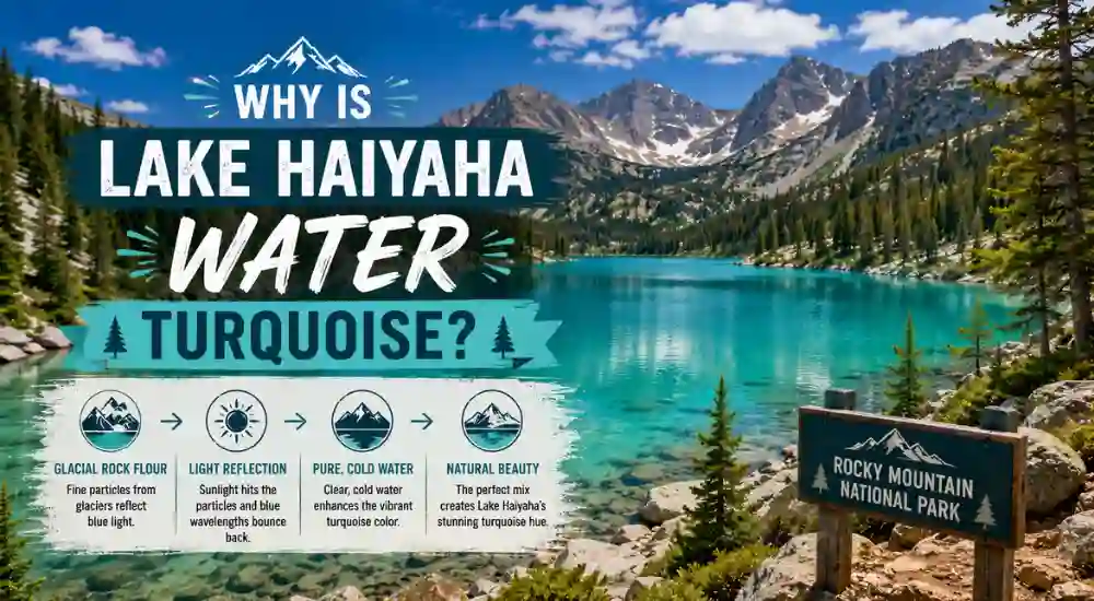 Why is Lake Haiyaha Water Turquoise_