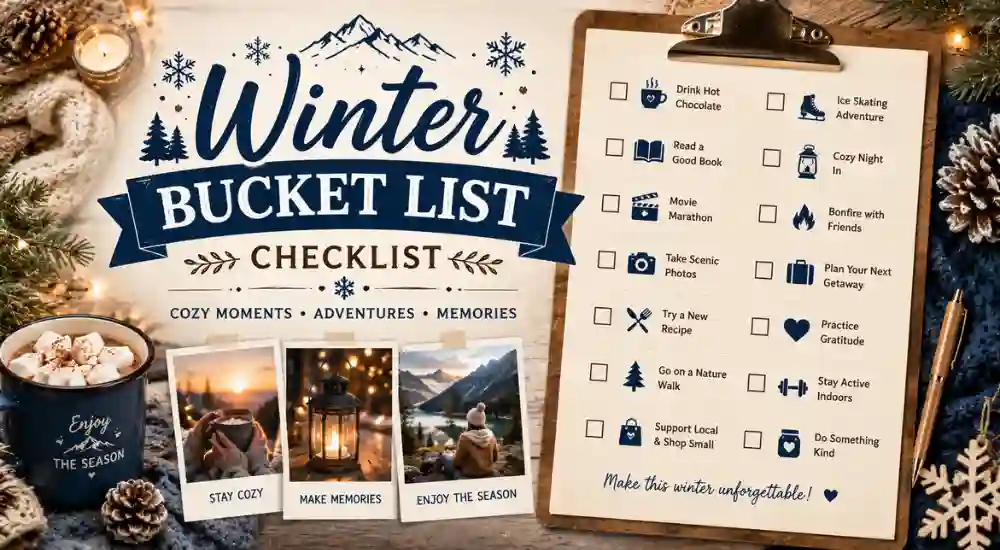 Winter Bucket List Checklist