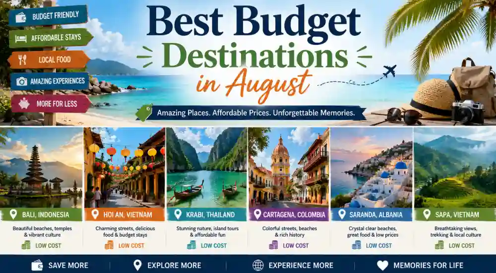 Best Budget Destinations in August