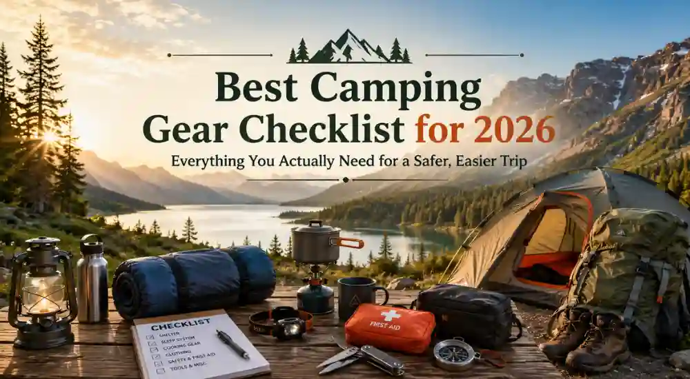 Best Camping Gear Checklist for 2026_ Everything You Actually Need for a Safer, Easier Trip