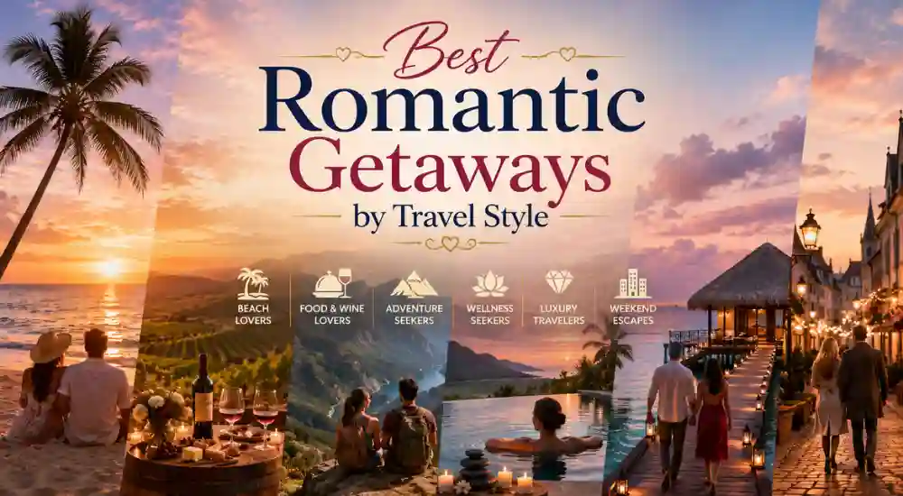 Best Romantic Getaways by Travel Style