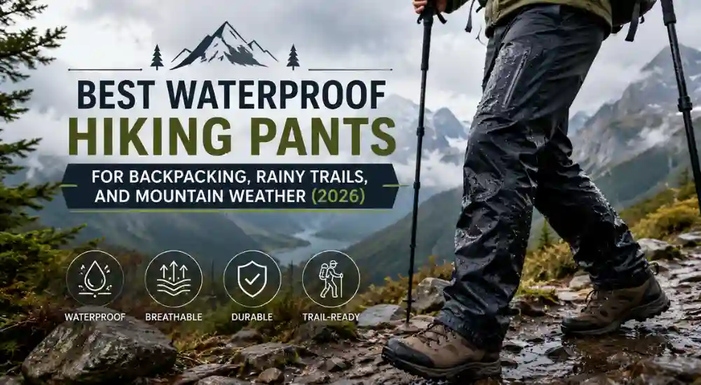 Best Waterproof Hiking Pants for Backpacking, Rainy Trails, and Mountain Weather (2026)