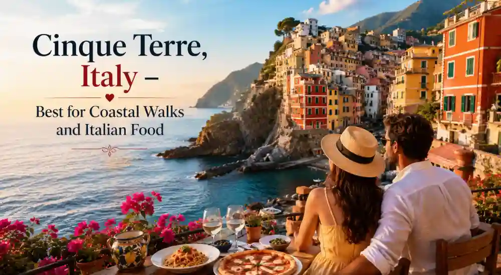 Cinque Terre, Italy – Best for Coastal Walks and Italian Food