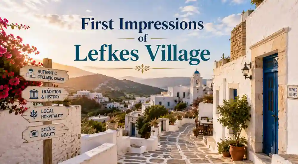 First Impressions of Lefkes Village