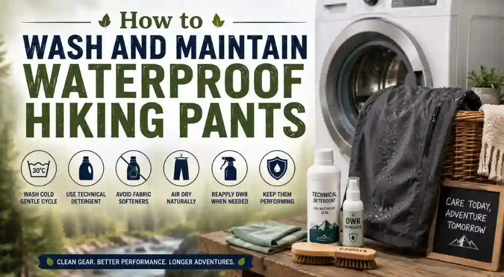 How to Wash and Maintain Waterproof Hiking Pants
