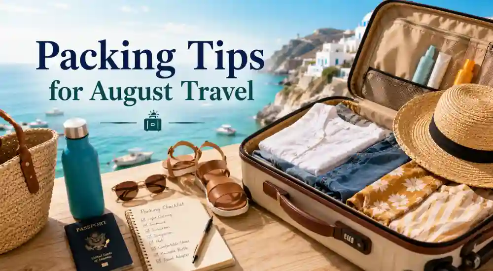 Packing Tips for August Travel