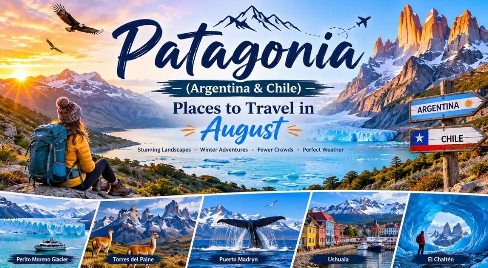 Patagonia (Argentina & Chile) Places to Travel in August