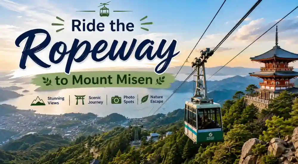 Ride the Ropeway to Mount Misen