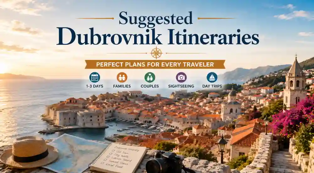 Suggested Dubrovnik Itineraries