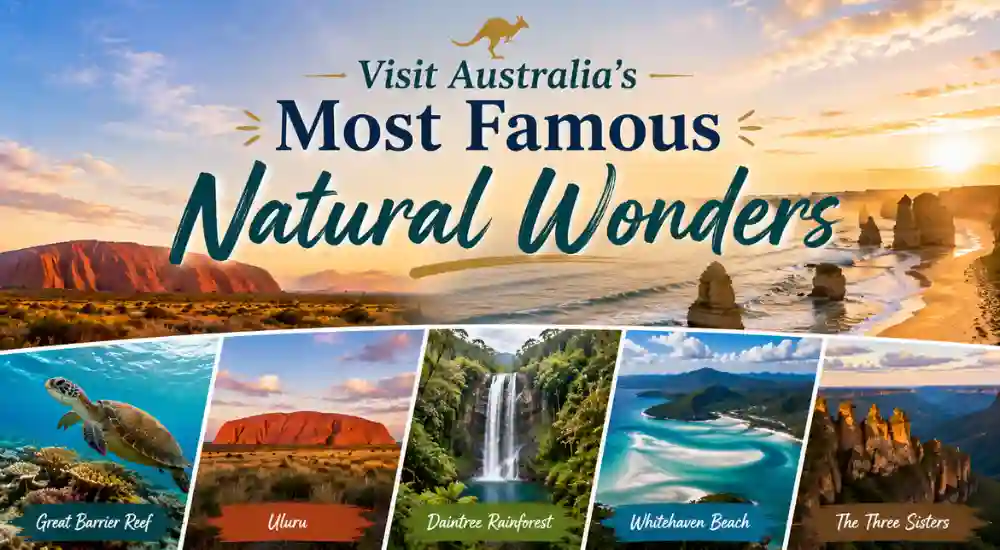 Visit Australia's Most Famous Natural Wonders