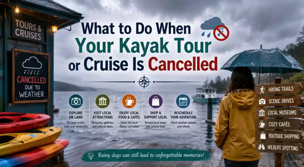 What to Do When Your Kayak Tour or Cruise Is Cancelled