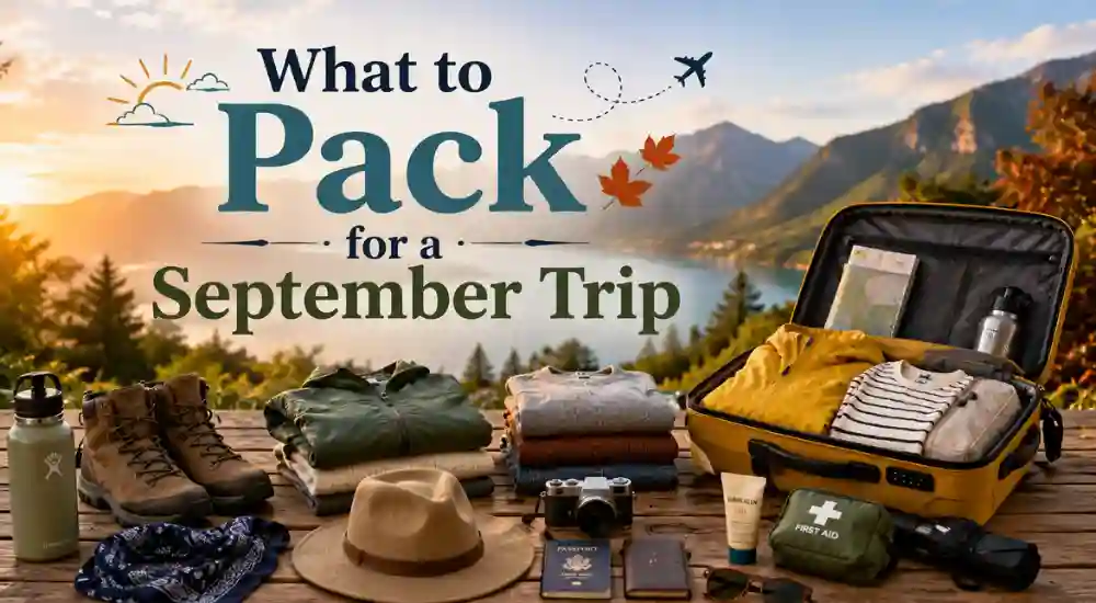 What to Pack for a September Trip