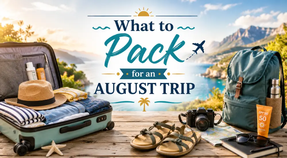 What to Pack for an August Trip