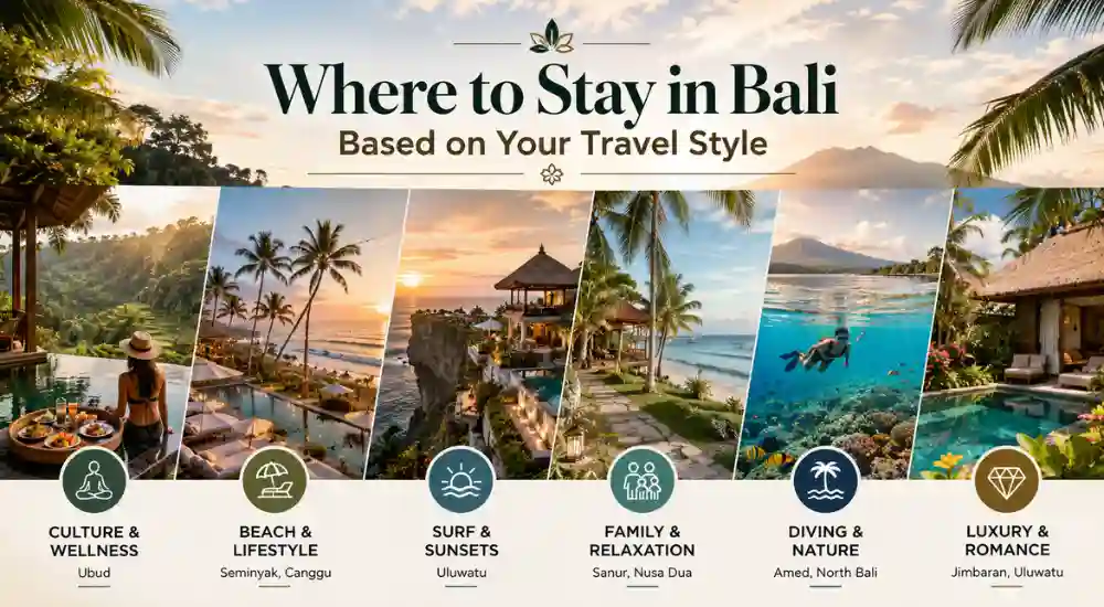 Where to Stay in Bali Based on Your Travel Style