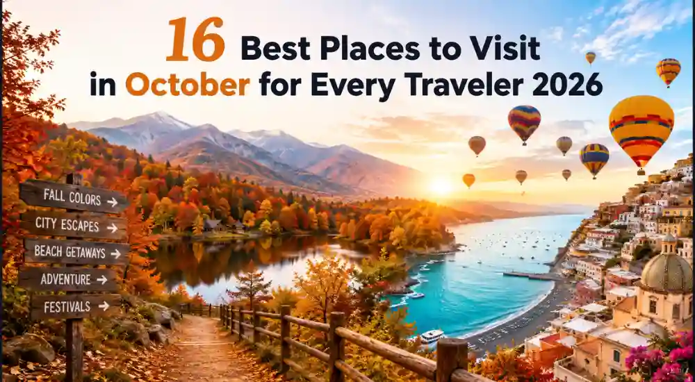 16 Best Places to Visit in October for Every Traveler 2026