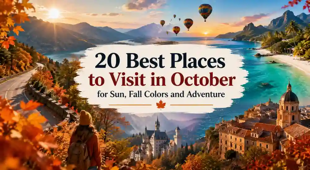 20 Best Places to Visit in October for Sun, Fall Colors and Adventure