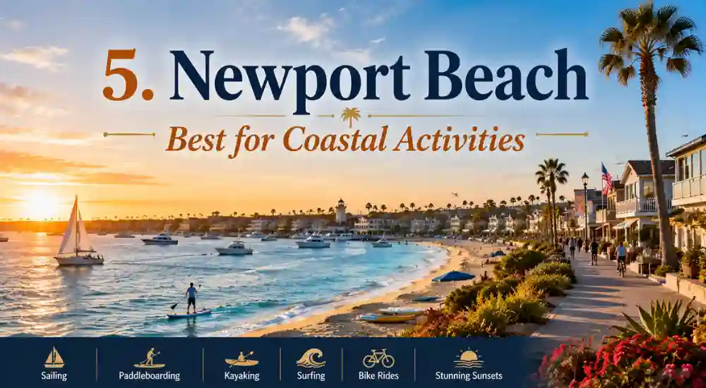 5. Newport Beach — Best for Coastal Activities
