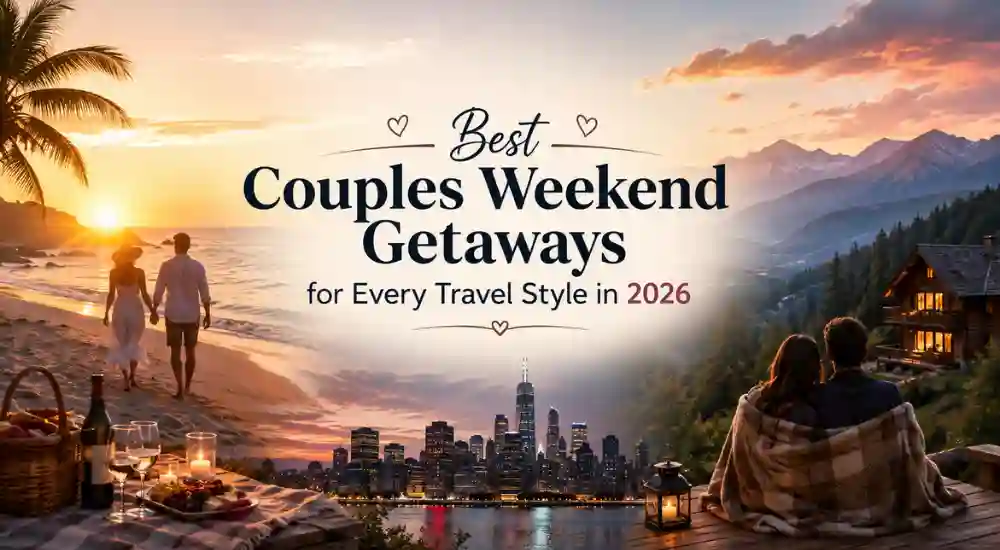 Best Couples Weekend Getaways for Every Travel Style in 2026