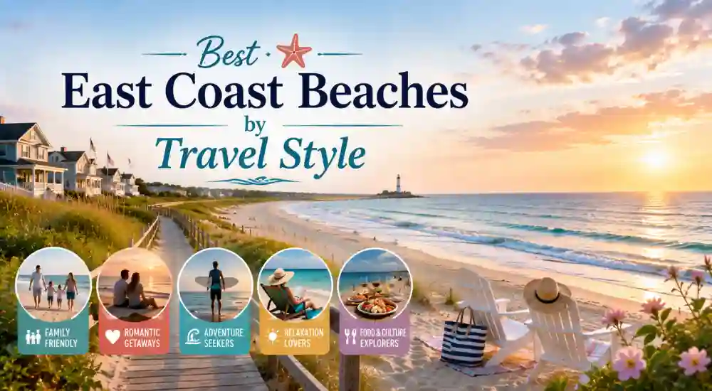 Best East Coast Beaches by Travel Style