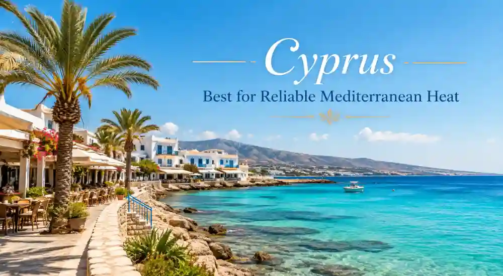Cyprus — Best for Reliable Mediterranean Heat