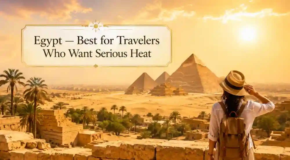 Egypt — Best for Travelers Who Want Serious Heat