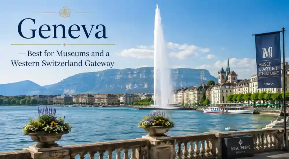 Geneva — Best for Museums and a Western Switzerland Gateway