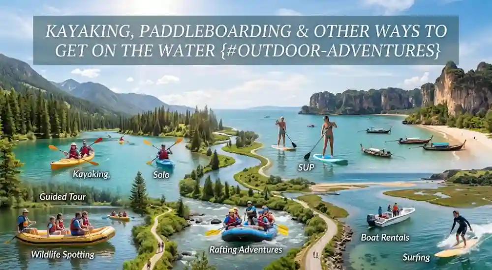 Kayaking, Paddleboarding & Other Ways to Get on the Water {#outdoor-adventures}