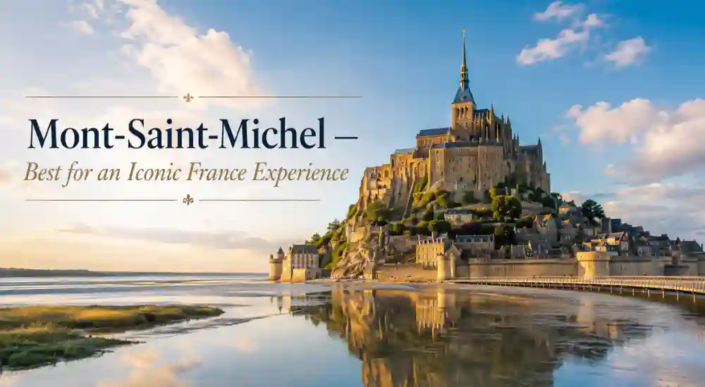 Mont-Saint-Michel — Best for an Iconic France Experience