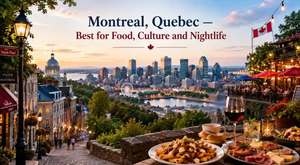 Montreal, Quebec — Best for Food, Culture and Nightlife