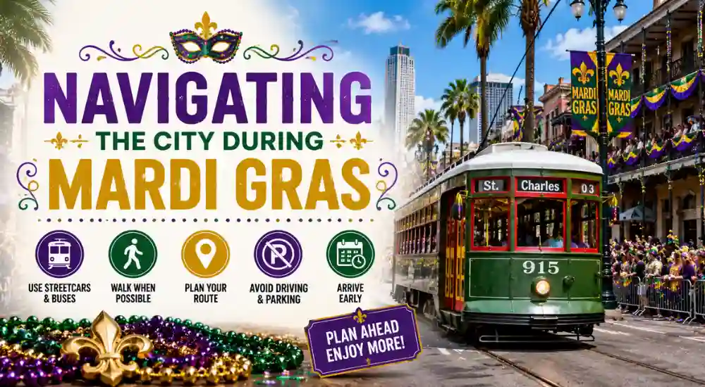 Navigating the City During Mardi Gras