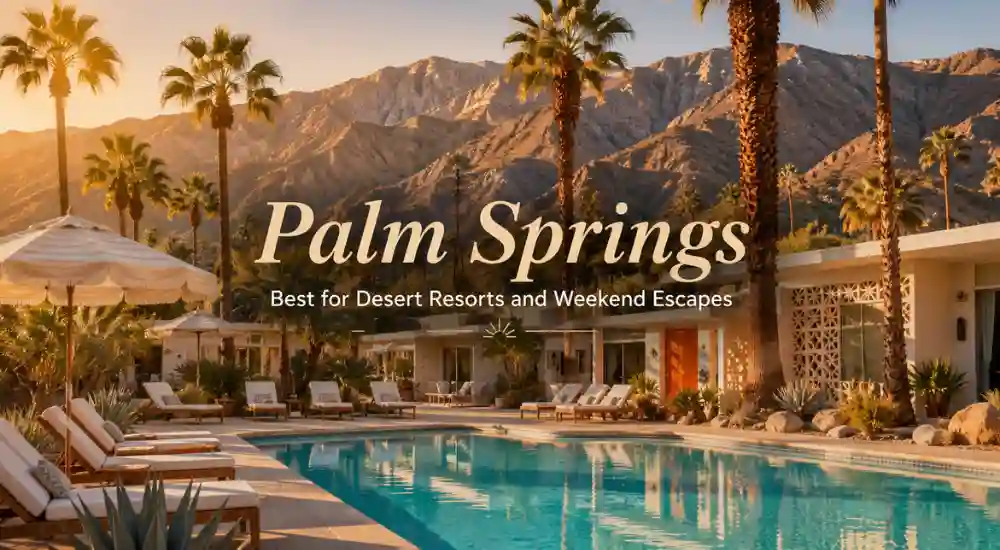 Palm Springs — Best for Desert Resorts and Weekend Escapes