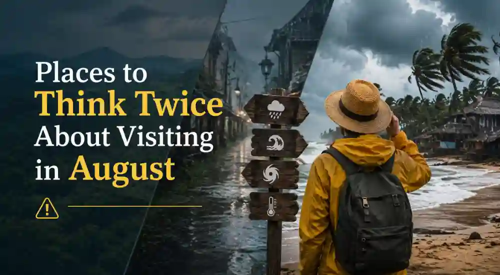 Places to Think Twice About Visiting in August