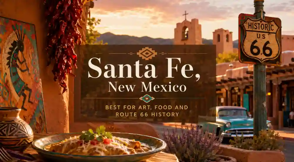 Santa Fe, New Mexico — Best for Art, Food and Route 66 History