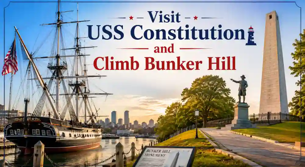 Visit USS Constitution and Climb Bunker Hill