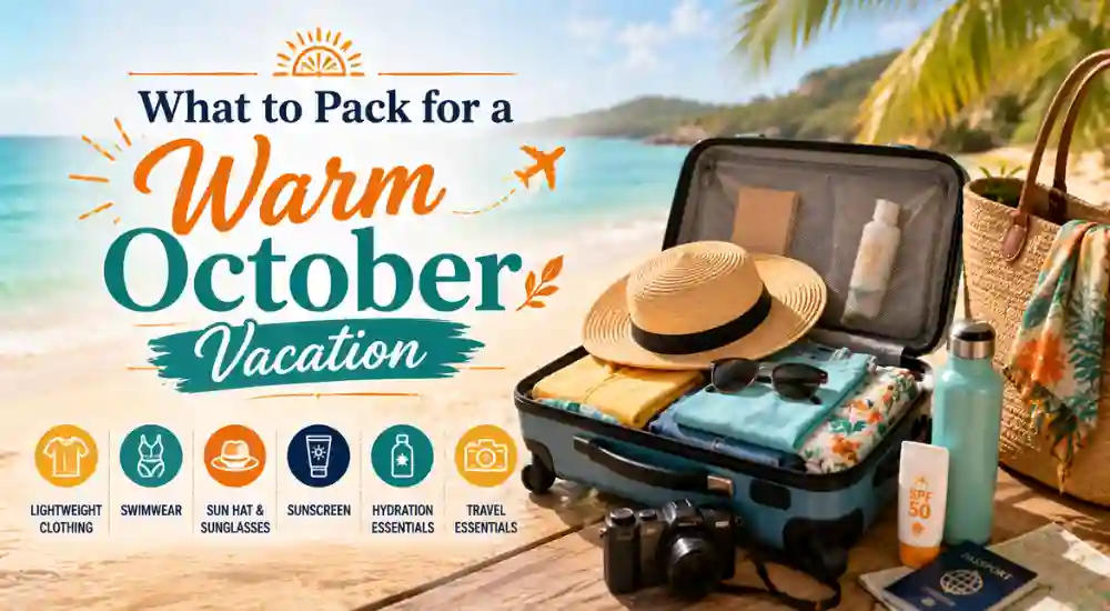 What to Pack for a Warm October Vacation